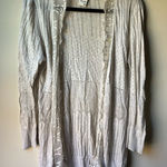 American Rag  M Lace Cardigan Open Front Boho Peasant Photo 0