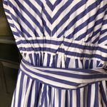 J.Crew  V-neck jumpsuit in striped poplin AP205 sz 2 Photo 9