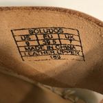 Soludos  Women’s Minorca Tan Leather Ankle Strap Platform Espadrille Wedges Photo 8