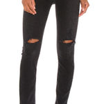 AGOLDE Nico Button Fly High Rise Slim Jeans in Cassette Size 31 Photo 0