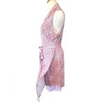 Tori Richard Honolulu Charmed Life Venus Dress Sleeveless Wrap Pink Mosaic XL Photo 5
