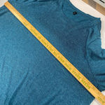 Massini Women's Long Sleeve T-shirt Plus Size 3X Blue Floral Hem Photo 8