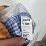 Southern Marsh  NWT The Taylor Short in Blue Gingham Print Size 10 Photo 4