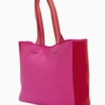 Summersalt NWT  Neoprene Tote Beach Bag Pool Carryall Day Bag Red Pink Rose NEW Photo 2