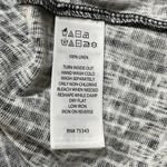 Nicole Miller Geo Print Tunic Top Size 1X Linen Knit V-Neck Photo 6