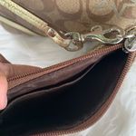 Coach Tan and Gold Star-Patterned Tote Bag with Matching Wristlet Photo 14