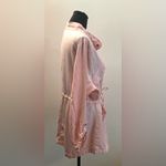 Faded Glory - Baby pink button down trench jacket XXL Shirt Photo 1