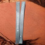 Anthropologie Womens Rust Orange Floral Velvet Tie Neck Blouse Medium Photo 4