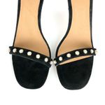 Joie  Alana Pearl Studded Ankle Strap Heeled Sandals Black Size 9 Photo 7