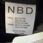 Revolve  NBD Black Sleeveless Dress Plunge Wired V-Neck Mini Zip Up Zipper Solid Photo 8