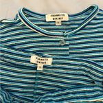 frankie's bikinis Frankie’s bikinis terry cardigan and skirt set Positano blue stripe Photo 5