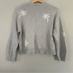 Rails Perci Heather Grey Palms Crew Neck Sweater Casual Neutral Comfy Medium Photo 4
