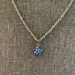 Handmade Vintage Blue Pendant Necklace  Photo 0