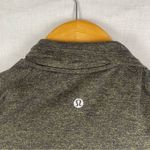 Lululemon Extra Mile 1/2 Zip Heathered Utilitarian/Black Size 2 Photo 6