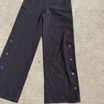 Rachel Roy Rachel  Rani Wide Leg High Waist Snap Leg Pant size 0 Photo 3