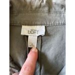 Loft  Ann Taylor Jacket Women’s Military Green M Photo 3