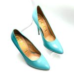 Gucci  GLOSSED-LEATHER PUMPS 110MM ELAISA LEATHER PUMPS IN Mint Green 39.5 Photo 6