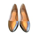Cole Haan  Grand OS Bronze Mirror Leather Block Heel Pumps Womens Size 7 Dressy Photo 5