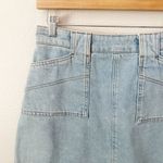 BDG  x URBAN OUTFITTERS | A-Line Utility Denim Skirt Light Wash | Size Large Photo 2
