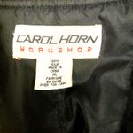 Carol Horn Vintage 100% Silk Feather Print Bomber Jacket M Retro Artwear Black Size M Photo 14