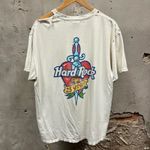 Hard Rock Cafe Vintage 1996 25 Years Thrashed Distressed Oversized T-Shirt Large Photo 1