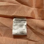 Verty Dress Sz L Peach Slit Sleeves Embroidered Collar Wrap Frt Flowy Coverup Photo 5