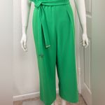 Tommy Hilfiger Vibrant Green Sleeveless Jumpsuit Photo 4