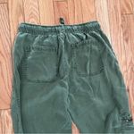 Nicole Miller green drawstring joggers. Size Small Photo 11