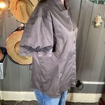 Chrome Eagle Women's Buttonup Gray & Black Large Photo 1