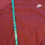 Nike Sportswear Essential Women's size Large Funnel-Neck Pullover Red Hoodie Photo 5