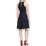 Banana Republic  Dark Denim Paneled Fit And Flare Dress Sz 00P Photo 1