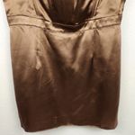 Retrofête Retrofete Easton Mini Dress in Cognac Brown Size XL NWT Chain Straps Sleeveless Photo 5