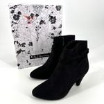 Chinese Laundry NIB CL by‎  Nanda Womens Suede Heeled Slouchy Ankle Boots Black 6 Photo 1