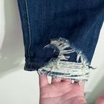 American Eagle  Vintage Hi-Rise jeans, distressed medium dark wash, size 4 Photo 5