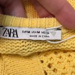 ZARA Yellow Knit Dress size M with Open Back. NWT Photo 5