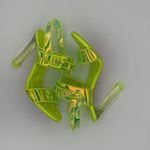 Christian Louboutin Loubi Duniss 100 Fluo Yellow EU 38 Photo 6