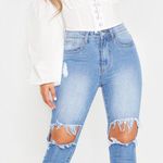 Pretty Little Thing White Bardot Top Bodysuit Photo 0