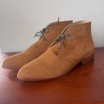Nisolo Isa Brown Suede Lace Up Chukka Boots Light Oka Size 9 Photo 5