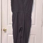Bella Dahl  Sleeveless Jumpsuit Vintage Black Tencel Size Medium Photo 9