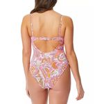 Jessica Simpson  Flower Child O-Ring Cutout One-Piece Swimsuit Size M NWT Photo 1