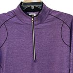 FootJoy  (FJ)‎ Women's Golf Half Zip Mock Neck Purple Jacket Medium Athletic Photo 1