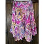 Ralph Lauren LAUREN  Skirt Paisley Asymmetrical 100% Cotton Photo 1