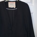 Cartonnier Anthropologie Black Bell Sleeve Blazer Jacket Photo 1