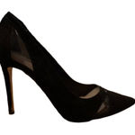 mix no. 6  Dahlen Black Suede and Mesh Pumps Sz 7 1/2 Photo 0