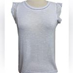 Tribal Jeans stylish top features delicate eyelet fabric on cap sleeves White Size undefined Photo 0