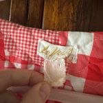 Vintage Red and White Gingham Quilted Maxi Dress Size L Photo 3