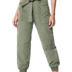 joe's jeans Olive Green Paperbag Utility Jogger Pants Photo 0
