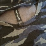 Athleta  Studio to Street Blue & Black Camo Crewneck Sweatshirt Size Large Photo 4