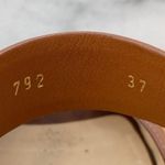 Valentino Garavani Valentino Macrostud Rockstud women’s brown leather block heel sandal IT 37 US 7 Photo 5