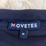 Athleta Movetes stretch skort/skirt navy with red mini dot pattern M Photo 4